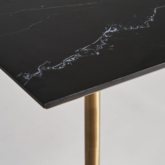 Masa Bar Art Deco Auriu si Negru|Mobilier Lux [4]