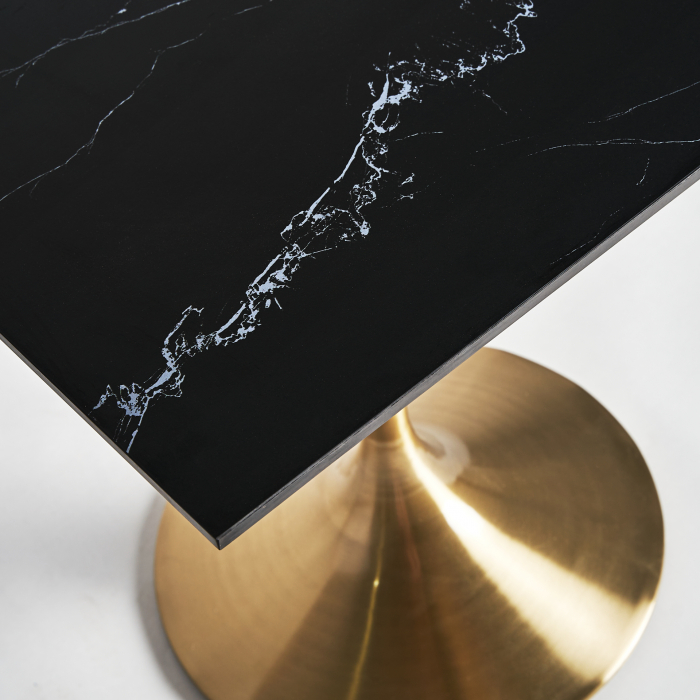 Masa Bar Art Deco Auriu si Negru|Mobilier Lux [6]
