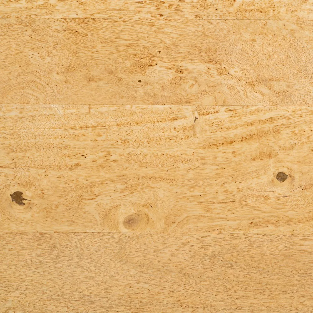 Masa Bucatarie 6 Persoane Lemn Acacia Metal Negru - CreativDeco.ro [8]