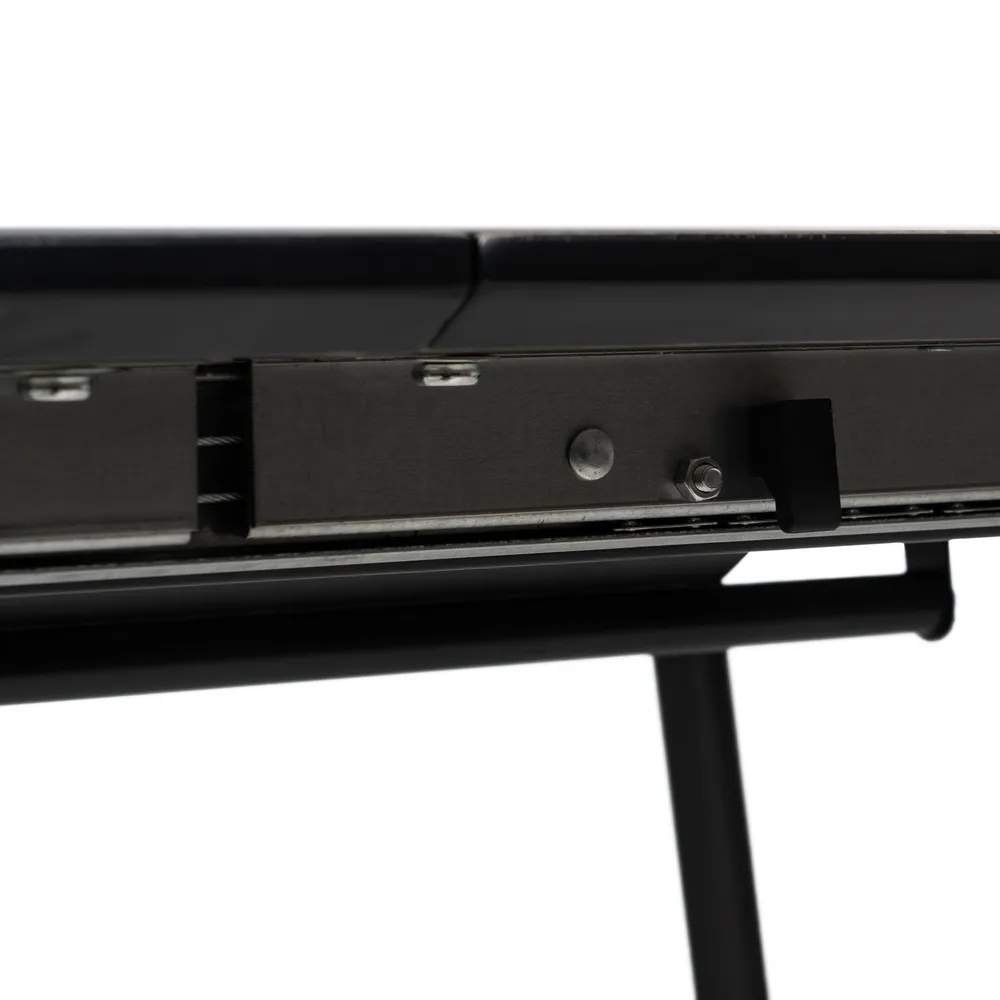 Masa Bucatarie Extensibila MDF Gri, Metal Negru - CreativDeco.ro [11]