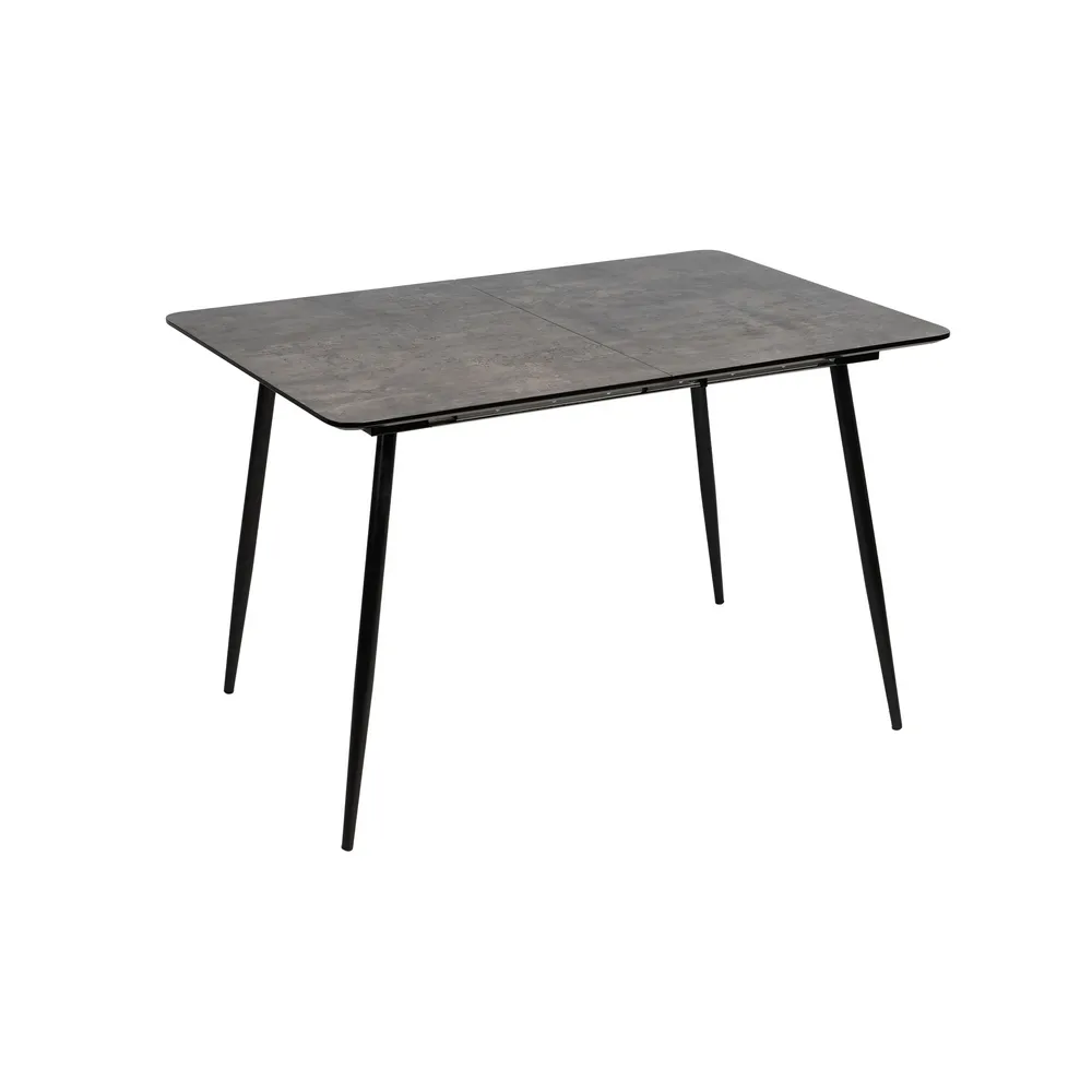Masa Bucatarie Extensibila MDF Gri, Metal Negru - CreativDeco.ro [4]