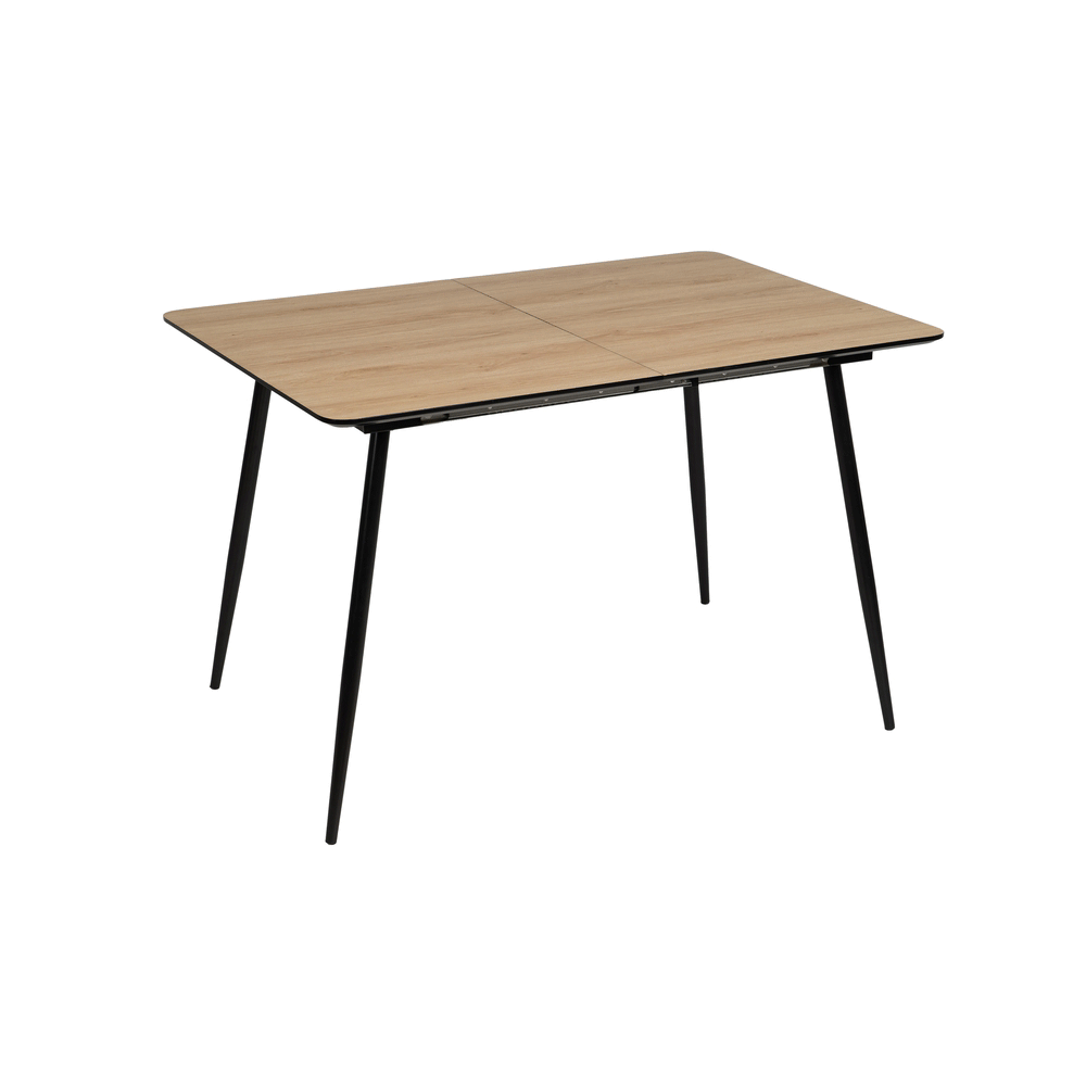 Masa Bucatarie Extensibila MDF Stejar, Metal Negru - CreativDeco.ro [1]