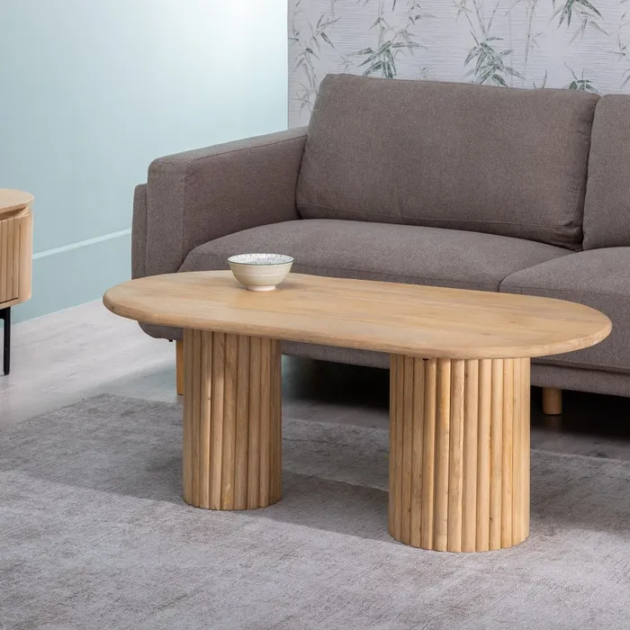 masa din lemn masiv CreativDeco pentru dining contemporan [2]