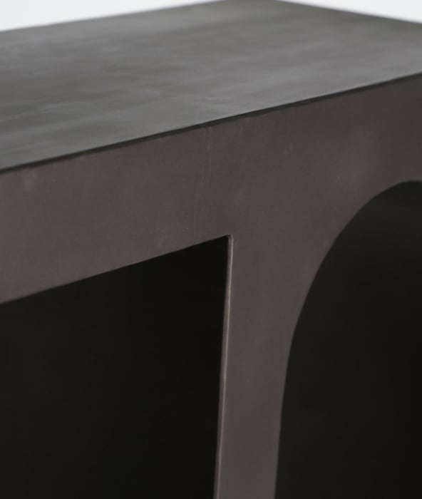 Masă consolă RETHEL din fier bronz 120 x 33 x 80 cm [4]