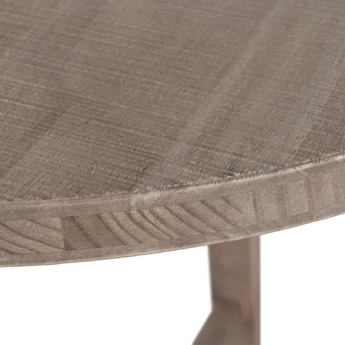 Masa de bar din lemn de pin maro deschis cu blat rotund [5]