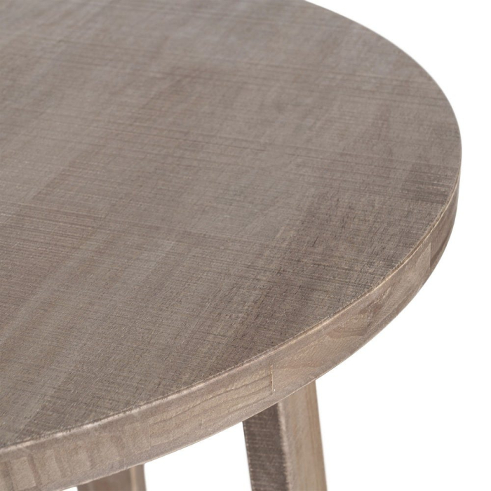 Masa de bar din lemn de pin maro deschis cu blat rotund [3]