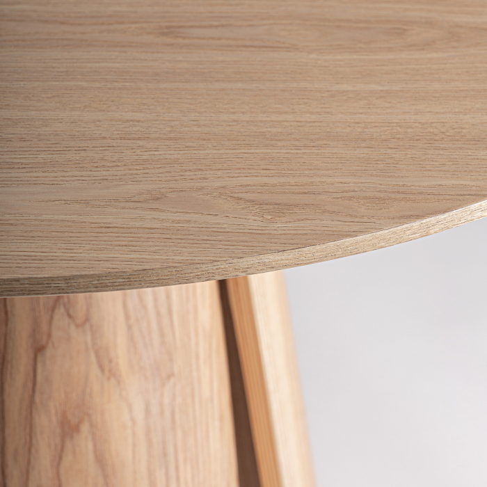 Masă de bar din lemn pentru bucătărie și HoReCa cu design sculptural [7]