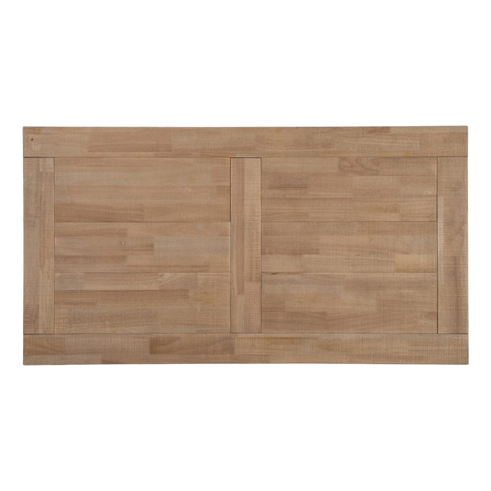 Masă de cafea din lemn de cauciuc natural stil clasic [8]