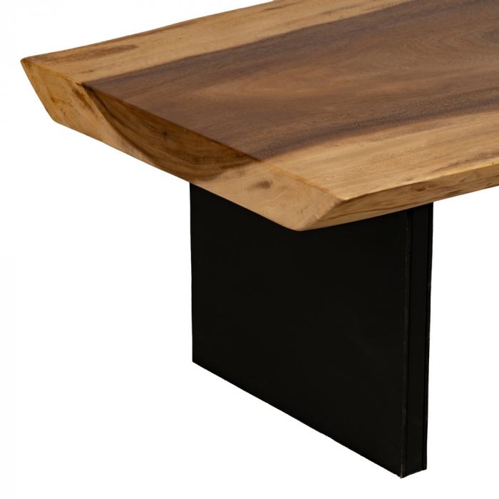Masa cafea lemn si metal pentru decor contemporan|Mese rustice pentru interioare moderne [6]