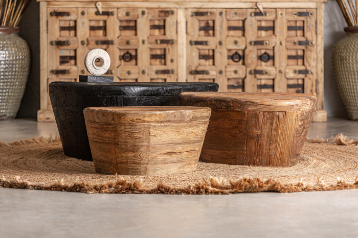Masa cafea contemporana lemn tec|Mese living moderne [6]