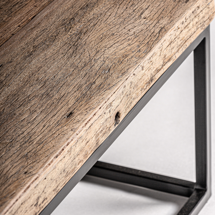 Masa cafea industriala lemn recuperat|Mese living [4]