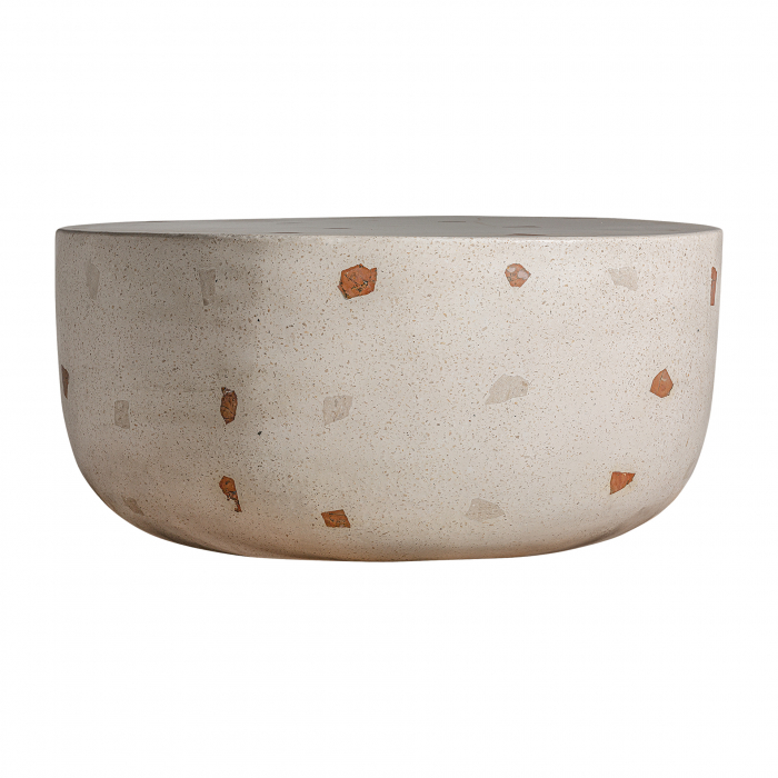Masa cafea contemporana terrazzo alb|Mese cafea moderne [1]