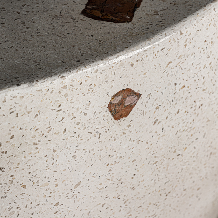 Masa cafea contemporana terrazzo alb|Mese cafea moderne [3]