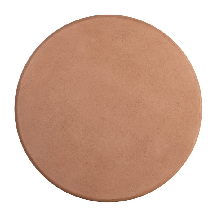 Masă de cafea rotundă cu finisaj microciment și volum sculptural [9]