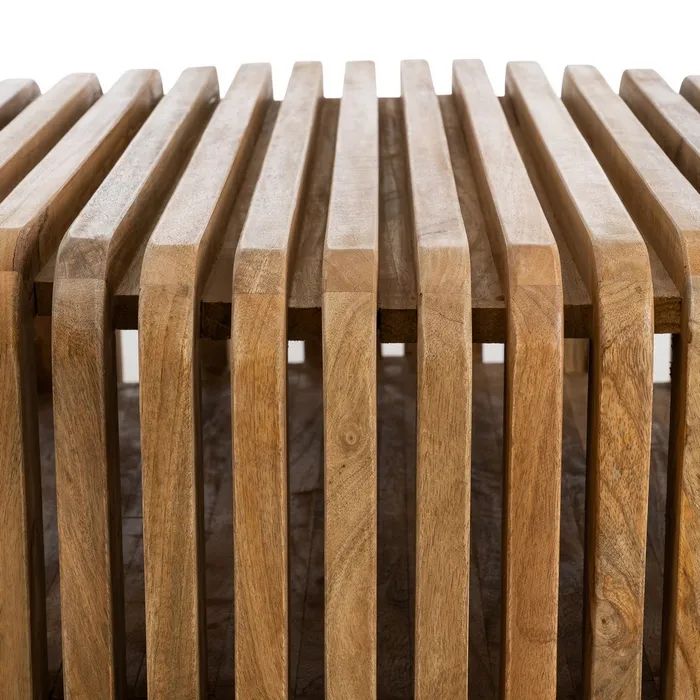 Masă cafea sculpturală lemn de mango [7]