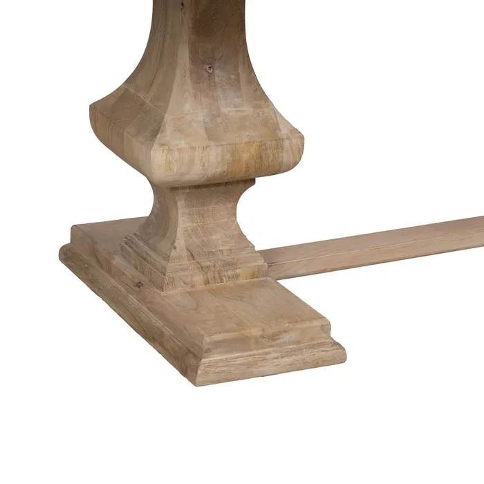 Masa dining lemn mango alb|Mobilier dining elegant [5]