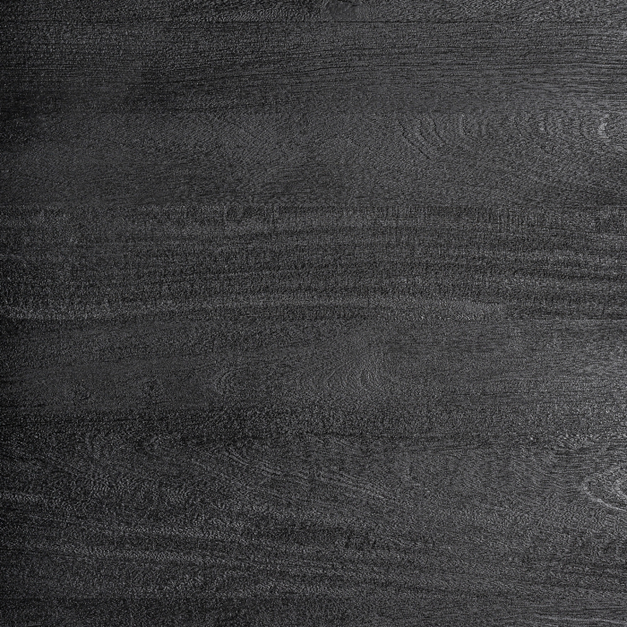 Masa de dining din lemn de mango negru cu coloana centrala PÈTRIA [7]