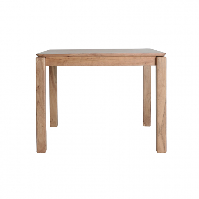 Masa de dining din lemn de acacia maro deschis Breil 100 x 76 cm [1]
