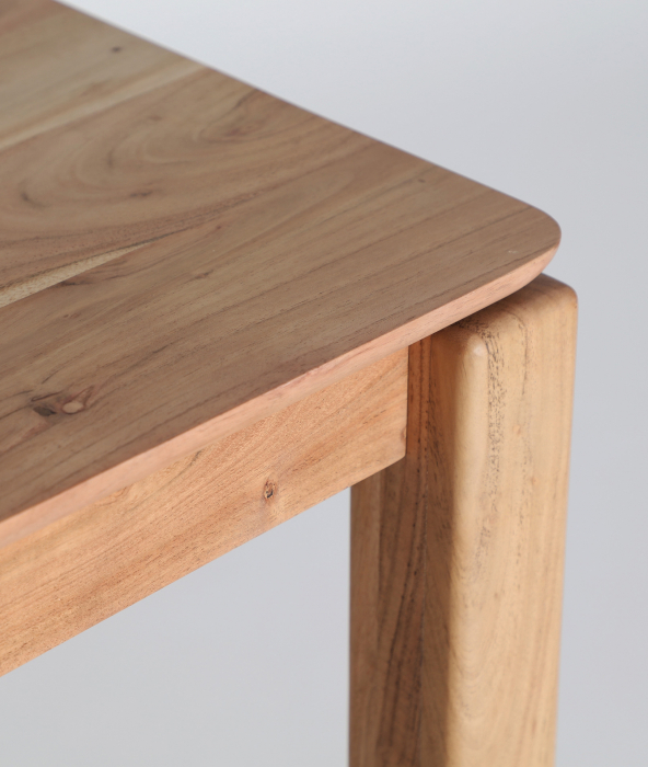 Masa de dining din lemn de acacia maro deschis Breil 180 x 76 cm [3]