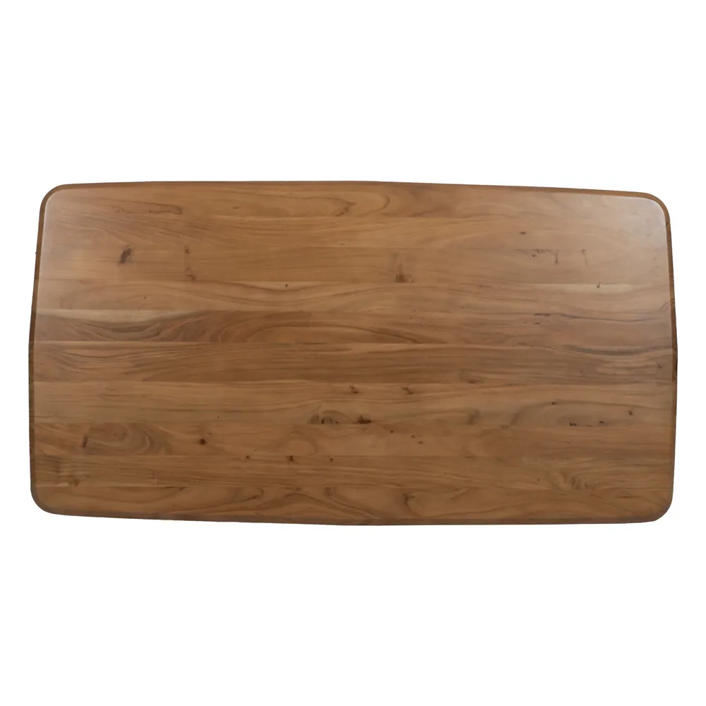 Masa dining lemn acacia fier|Mobilier dining robust [8]