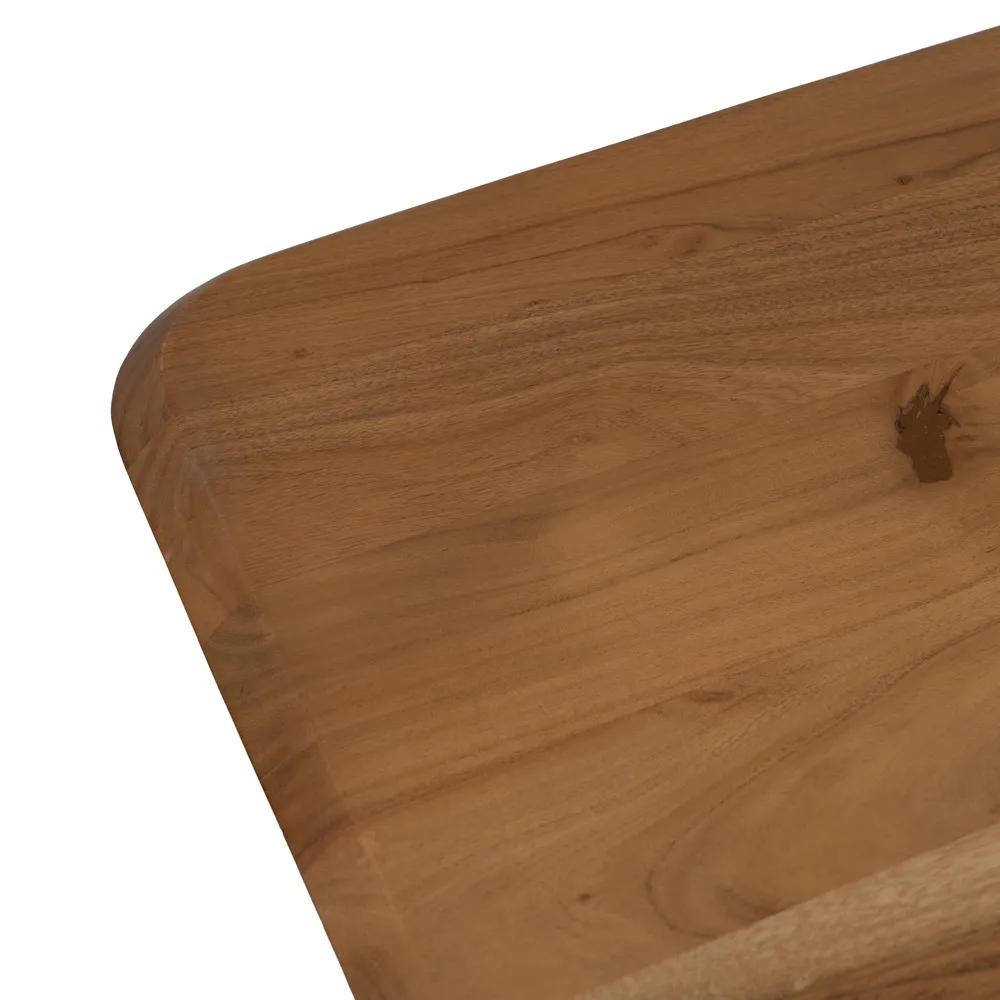 Masa dining lemn acacia fier|Mobilier dining robust [5]