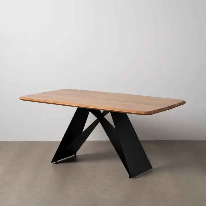 Masa dining lemn acacia fier|Mobilier dining robust [1]
