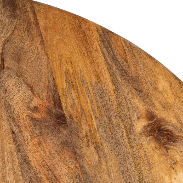 Masă de dining din lemn de mango maro [9]