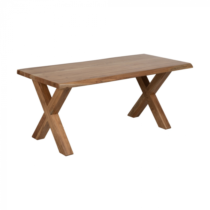 Masa dining salcam 180 cm blat masiv natur [2]
