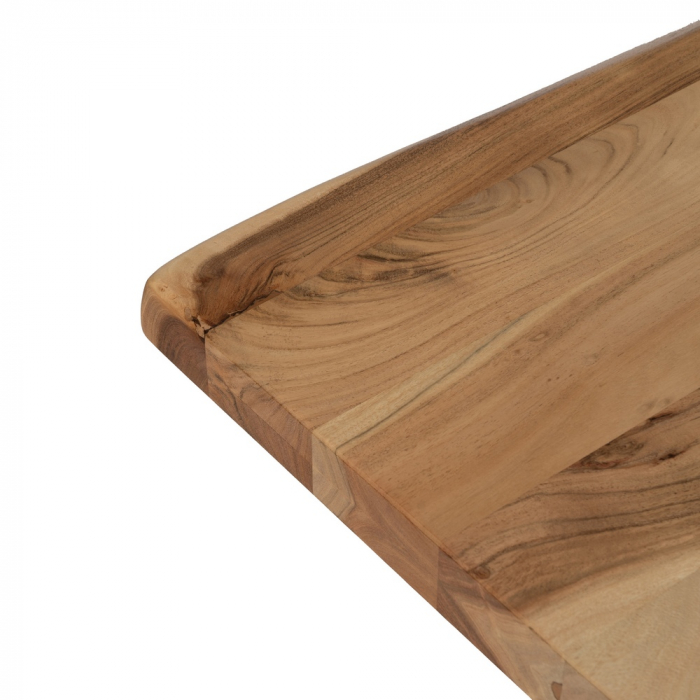 Masa dining salcam 180 cm blat masiv natur [3]