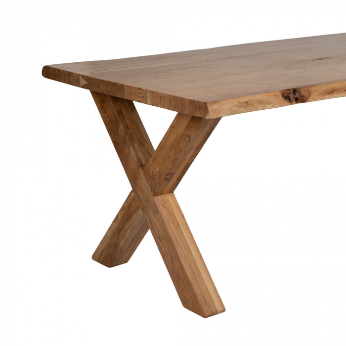 Masa dining salcam mare 240 cm blat gros [3]