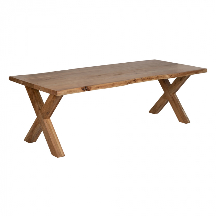 Masa dining salcam mare 240 cm blat gros [2]