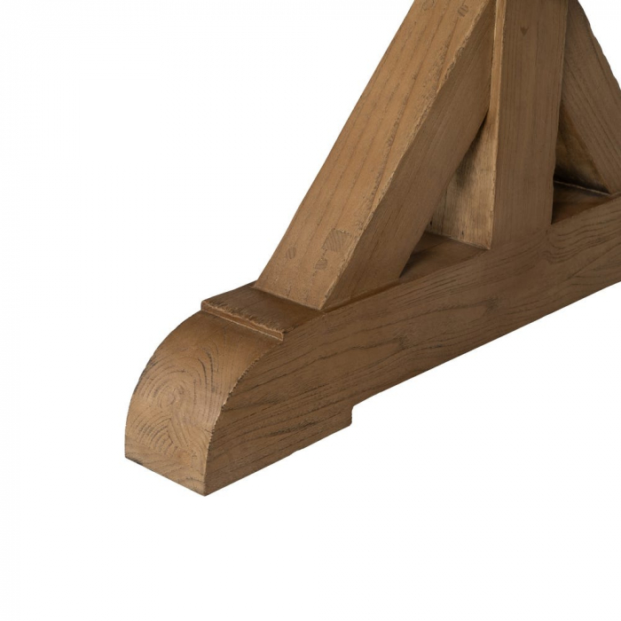 Masă dining stejar recuperat 240 cm – rustic industrial statement [9]