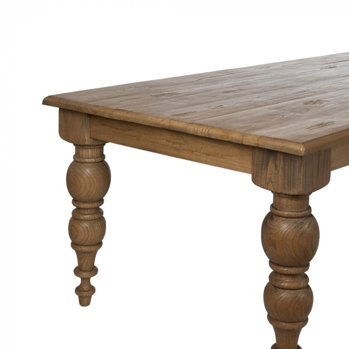 Masă dining stejar recuperat 300 cm – rustic autentic și durabil [4]