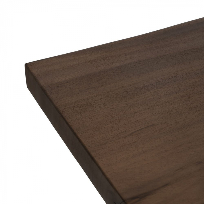 Masă dining suar & metal 240 cm – stil industrial sculptural [3]