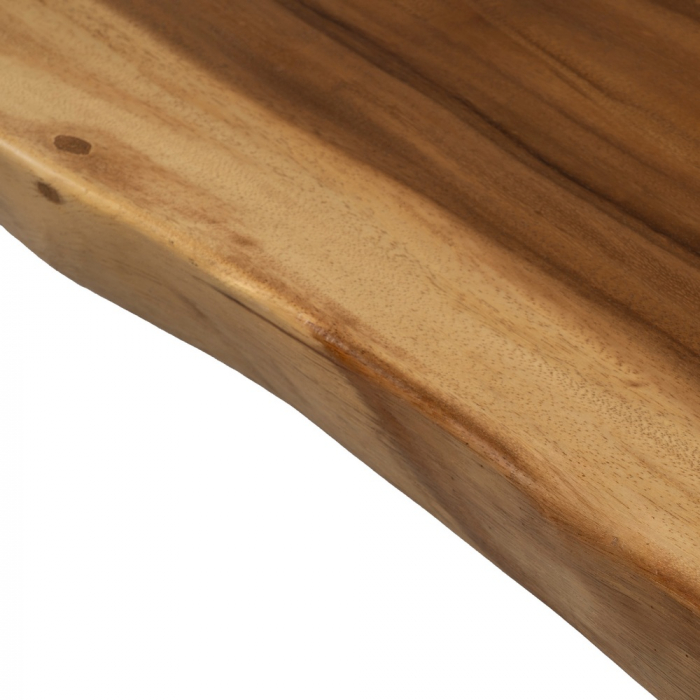 Masa dining lemn suar si metal stil industrial|Mese masive pentru interioare echilibrate [7]