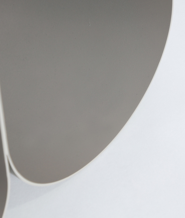 Masa de dining din MDF maro cu melamina si structura din fier gri Arqa [5]