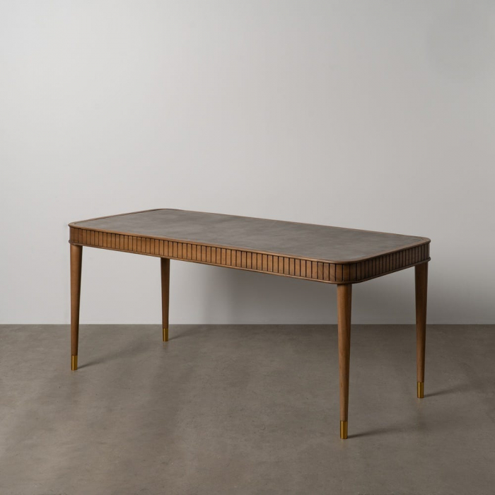 masă dining microciment lemn aurii 180 cm [1]