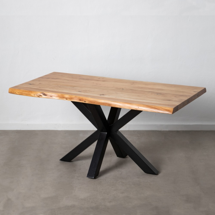 Masa Dining Lemn Acacia CreativDeco - Stil Natural si Industrial [1]