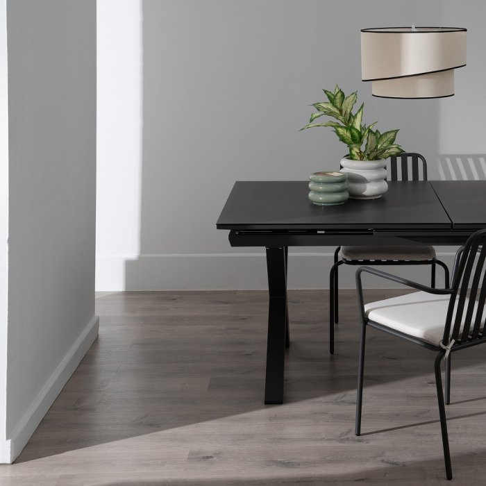 Masa Extensibila Antracit CreativDeco - Design Contemporan pentru Dining Special [2]