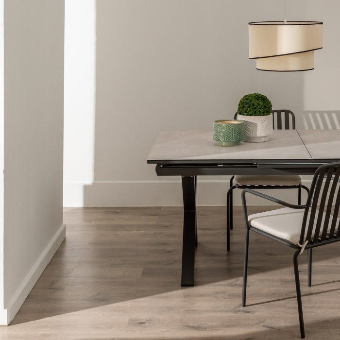 Masa extensibila cu blat ceramic gri - Solutie Flexibila pentru Dining Elegant [2]