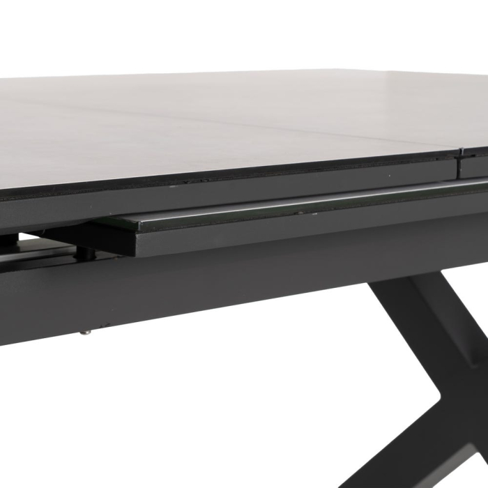 Masa extensibila cu blat ceramic gri - Solutie Flexibila pentru Dining Elegant [6]