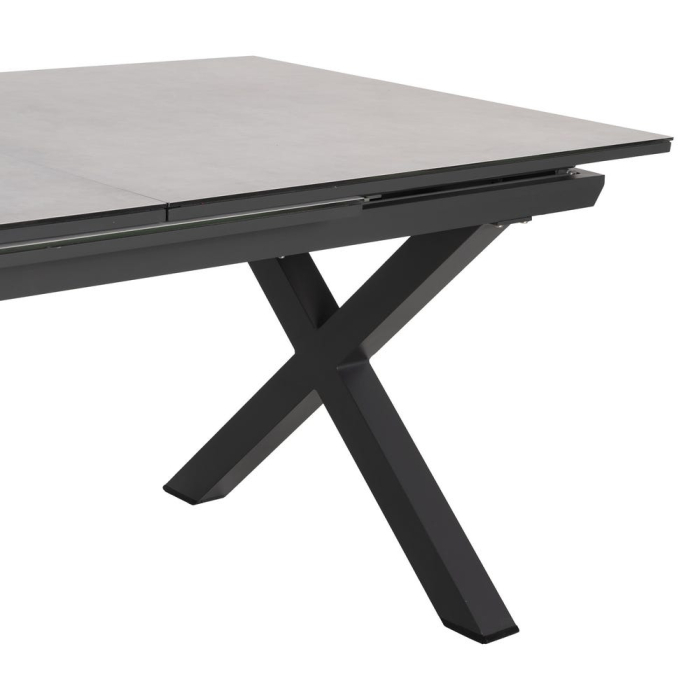 Masa extensibila cu blat ceramic gri - Solutie Flexibila pentru Dining Elegant [12]