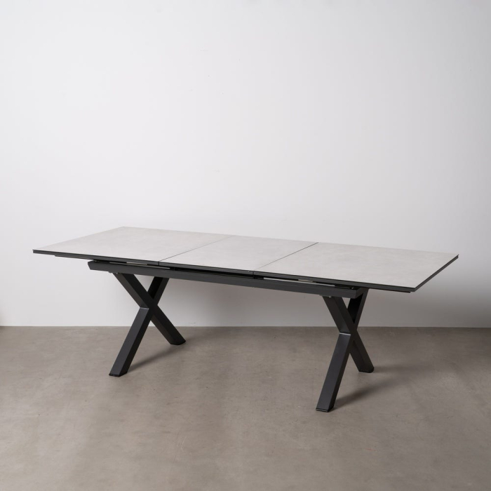 Masa extensibila cu blat ceramic gri - Solutie Flexibila pentru Dining Elegant [3]