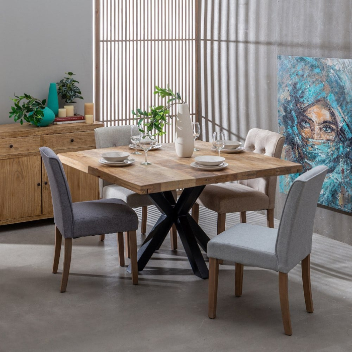 Masa din Lemn Mango CreativDeco - Design Industrial pentru Dining [2]