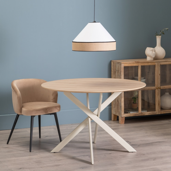 Masa Rotunda MDF si Metal CreativDeco - Design Modern pentru Dining [2]