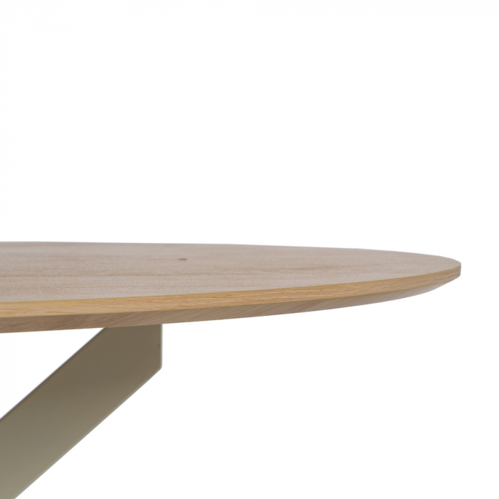 Masa Rotunda MDF si Metal CreativDeco - Design Modern pentru Dining [4]
