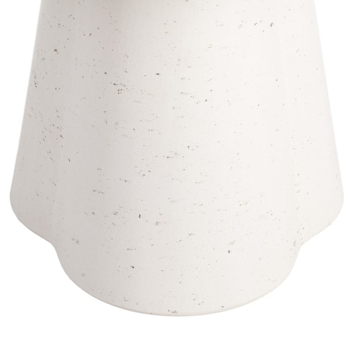 Masă de dining rotundă cu finisaj terrazzo și bază sculpturală [7]