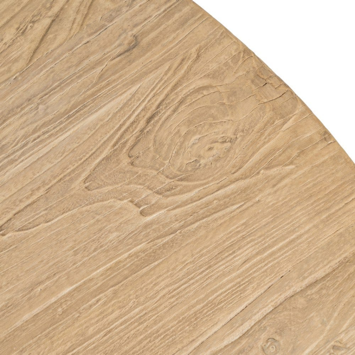 Masă de dining rotundă din lemn de ulm reciclat 150 cm [11]