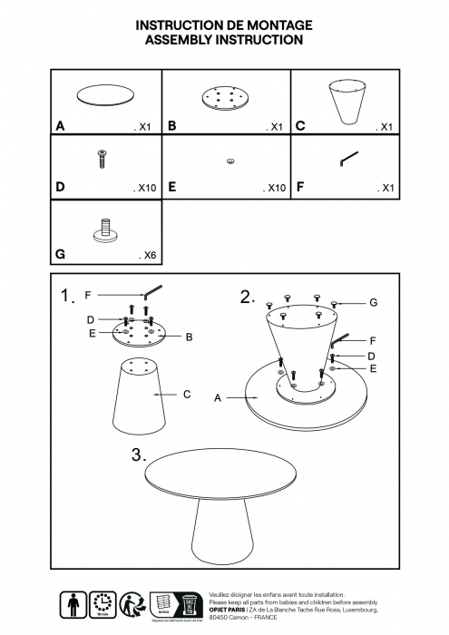 Masa Edouard design modern|Mese dining MDF [2]