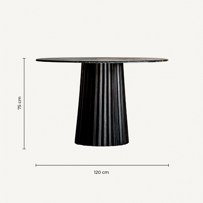 Masa dining Art Deco mango marmura|Mese elegante [8]